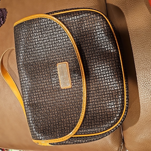 Ted Lapidus Handbags - Ted Lapidus Signature logo embossed handbag